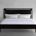 سرير مرمل خشب أسود