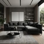 كنب حرف L رين مخمل