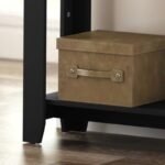 ⁦طاولة كونسول خشب بتصميم انتقالي بسيط⁩ - الصورة ⁦6⁩