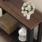 ⁦طاولة كونسول خشب بتصميم انتقالي بسيط⁩ - الصورة ⁦5⁩