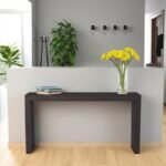 طاولة كونسول خشب اسود مودرن بتصميم عصري