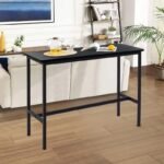 طاولة بار كونسول مرتفعة بتصميم صناعي