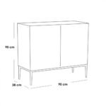 ⁦ركن قهوة لون أبيض بدرفة⁩ - الصورة ⁦5⁩